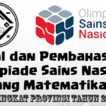 Soal dan Pembahasan – Olimpiade Sains Nasional Bidang Matematika SMP Tingkat Provinsi Tahun 2019