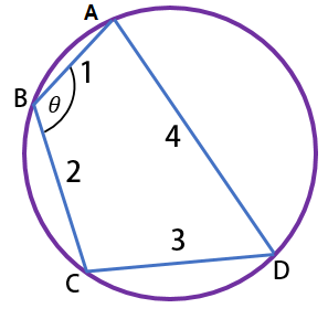 Tali busur ABCD dalam lingkaran